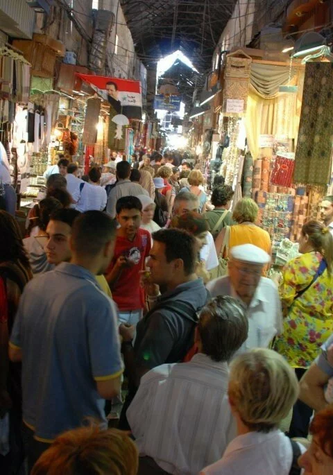 35 Famous Islamic Places Aroud the World Bazar in Damascus Syria 480x685 35 Famous Islamic Places Aroud the World