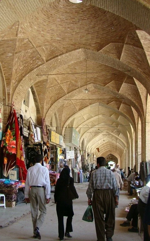 35 Famous Islamic Places Aroud the World Bazar in Kerman Iran 480x768 35 Famous Islamic Places Aroud the World