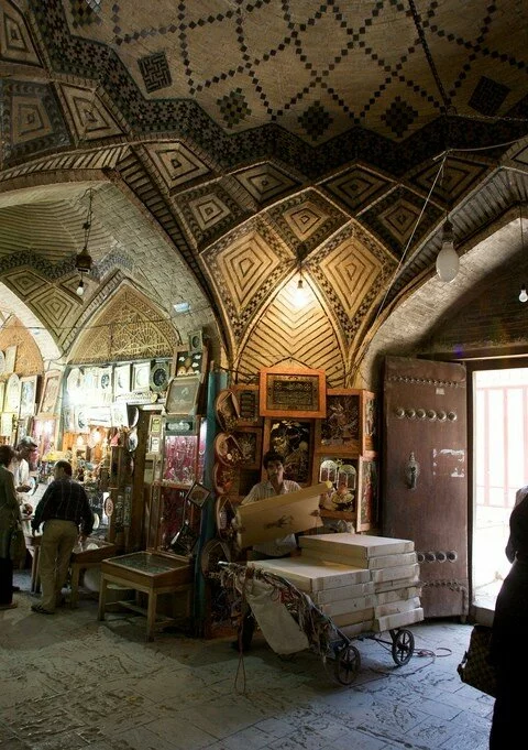 35 Famous Islamic Places Aroud the World Bazar in Shiraz Iran 480x681 35 Famous Islamic Places Aroud the World