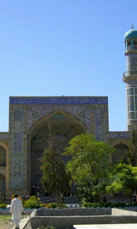 35 Famous Islamic Places Aroud the World Blue Mosque in Herat Afghanistan 480x800 35 Famous Islamic Places Aroud the World