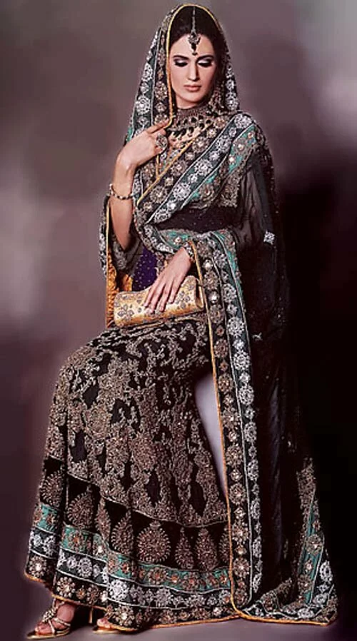 Beautiful kooks new sapphire lehenga indian wedding dress April 12th 2011 
