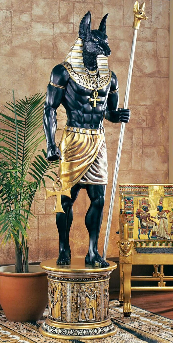 Egypt people and culture photo gallery part 2 lifesize egyptian anubis sculpture 1 Egypt people and culture photo gallery part 2