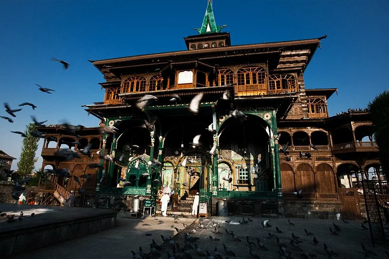 Mosque in all Indian photo gallery srinagar kashmir india shah e hamdan mosque Mosque in all Indian photo gallery