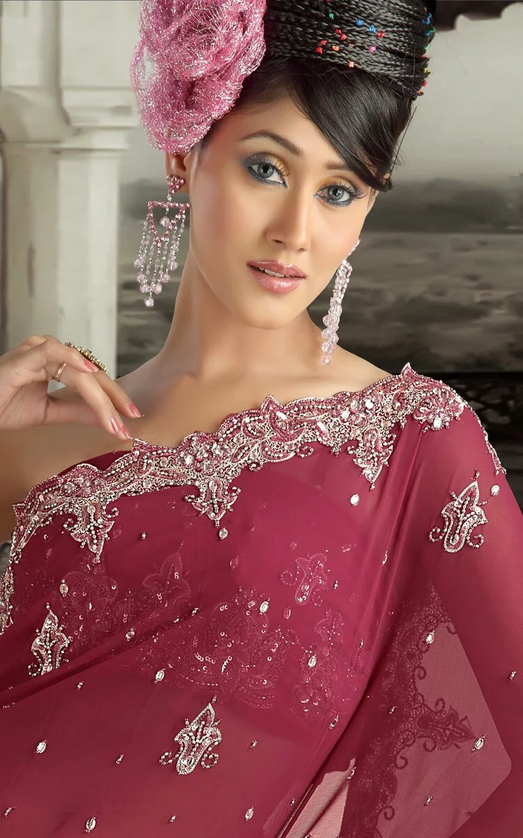 Latest beautiful Indian bridal and all type saree for womens Latest beautiful Indian Bridal saree for womens image 16 by Muslimblog.co .in Latest beautiful Indian bridal and all type saree for womens