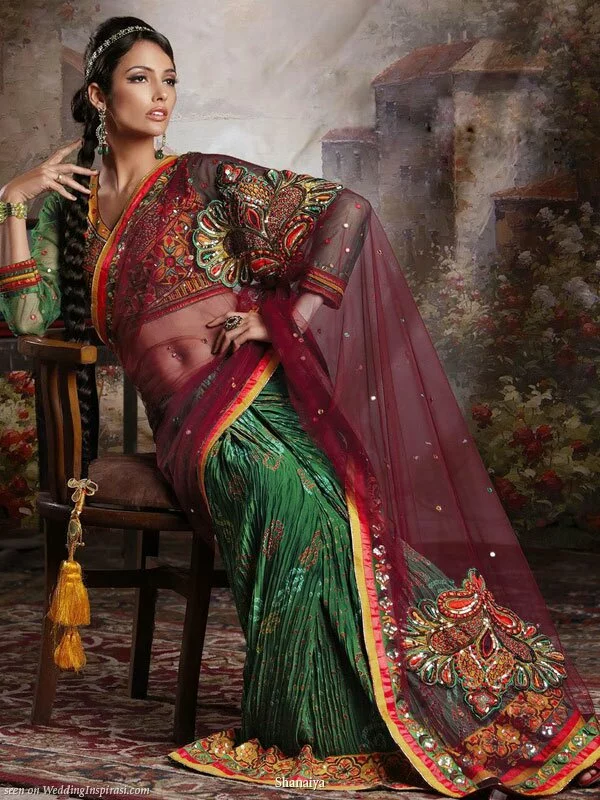 Latest beautiful Indian bridal and all type saree for womens Latest beautiful Indian Bridal saree for womens image 25 by Muslimblog.co .in Latest beautiful Indian bridal and all type saree for womens