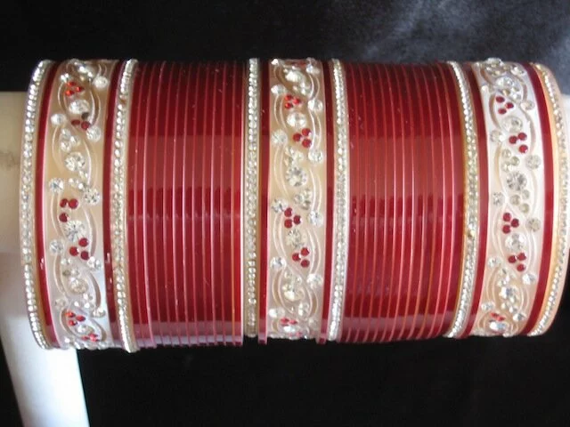 Beautiful wedding bangles, bridal wear photo gallery Maroon Choora Bangles. Bengali Traditional Wedding Choora. Beautiful wedding bangles, bridal wear photo gallery