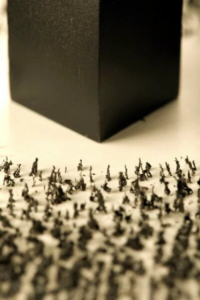 0013 kaaba magnet 400x600 Kaaba magnet art by Saudi artist Ahmad Mater