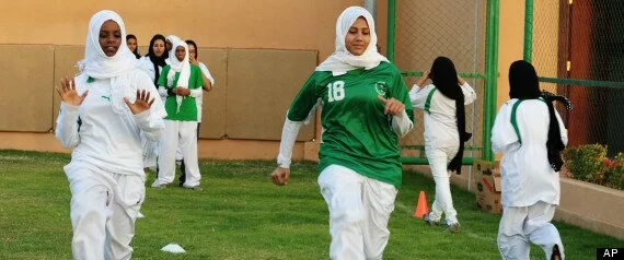 Saudi Arabia Olympics: Islamic Kingdom To Allow Women Athletes To Compete In London r SAUDI ATHLETES large570 Saudi Arabia Olympics: Islamic Kingdom To Allow Women Athletes To Compete In London