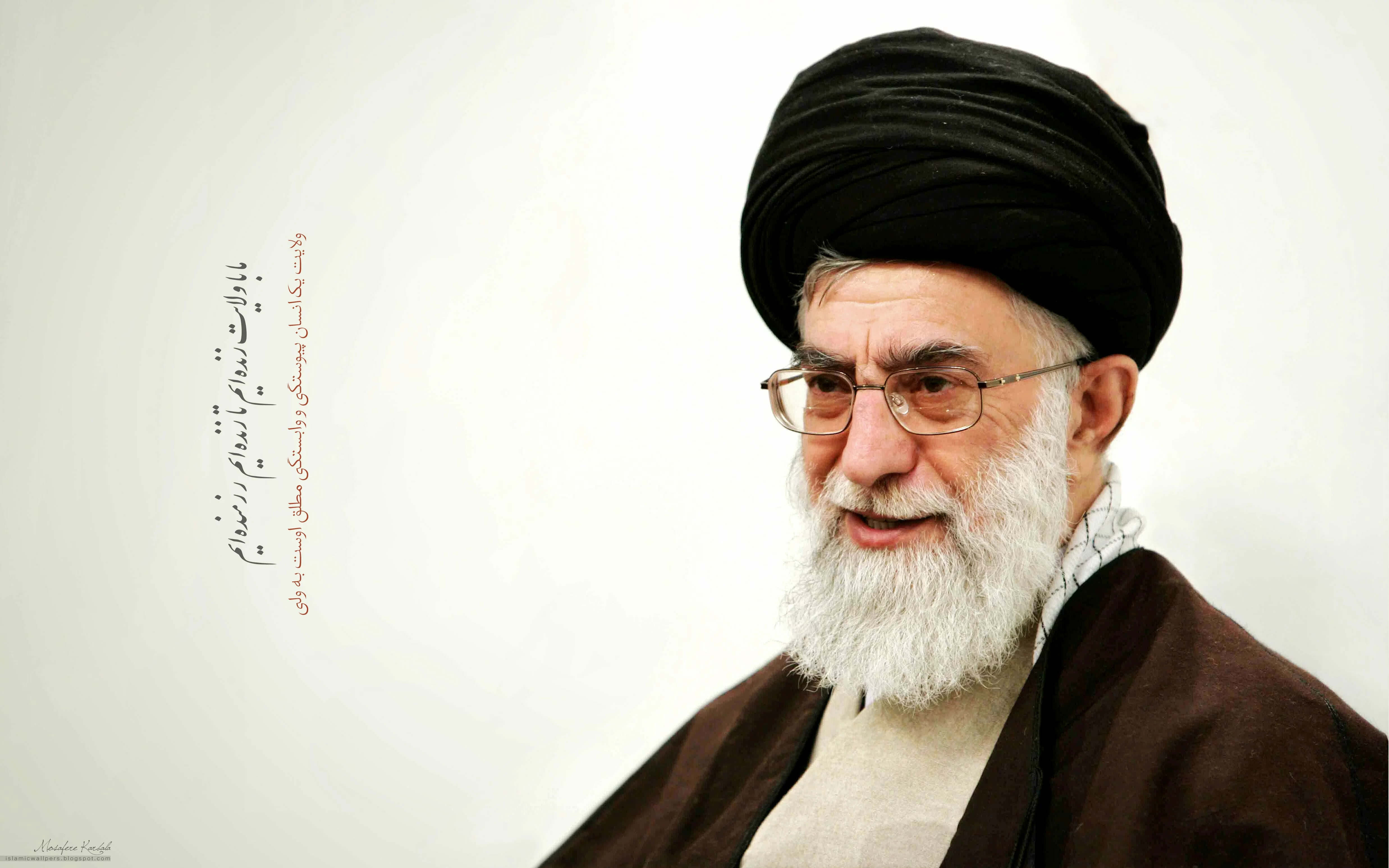 hazrate Agha Hz by islamicwallpers Seyed Ali Khamenei quality pic